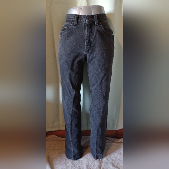 A Lee Vintage Men's Women's Unisex Black Jeans - Picture 3 of 6